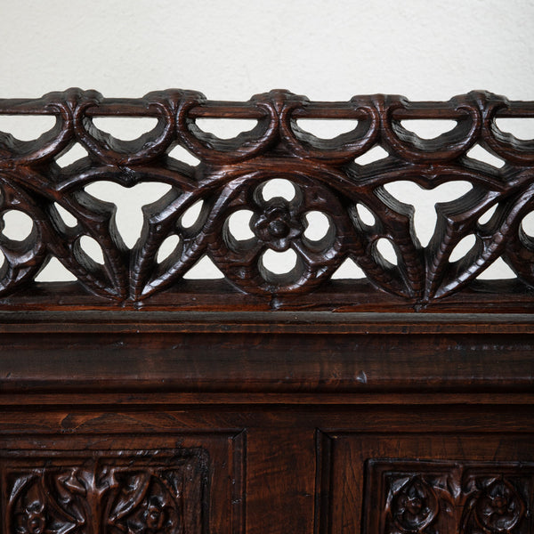 Hand Carved Gothic Chair
