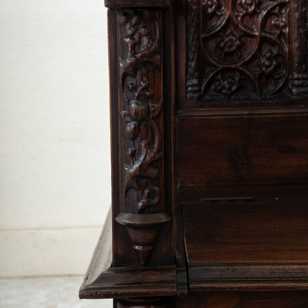 Hand Carved Gothic Chair