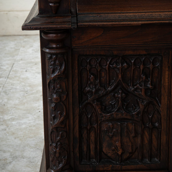 Hand Carved Gothic Chair