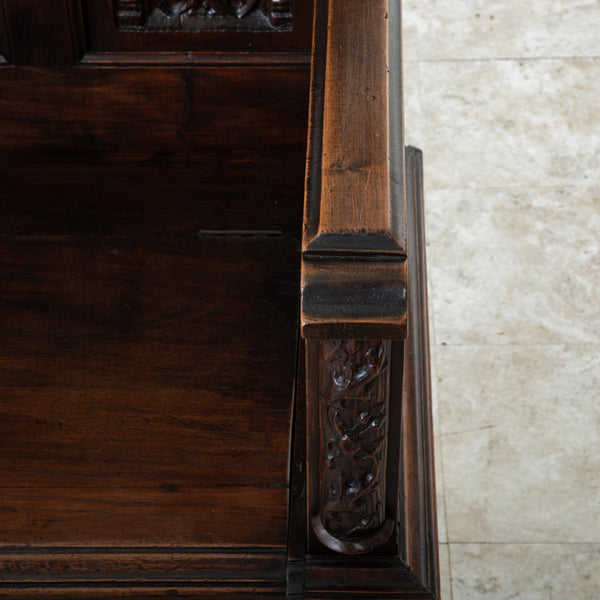 Hand Carved Gothic Chair