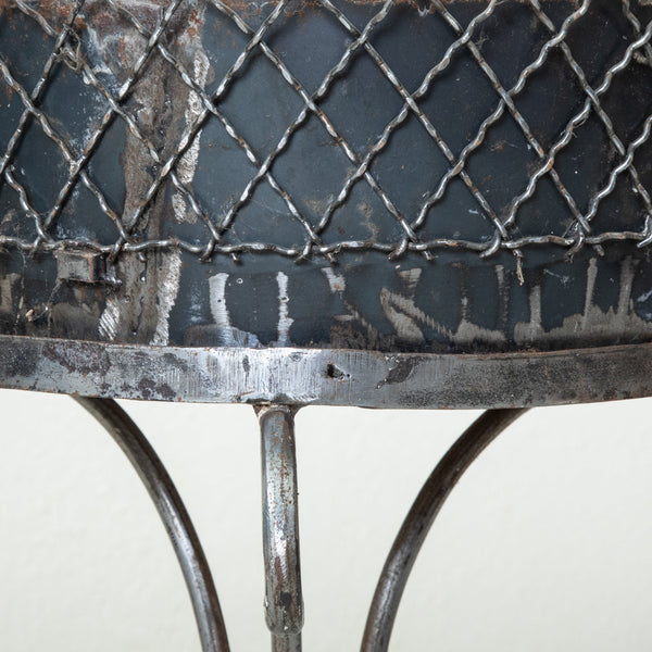 Pair of Iron Jardinieres