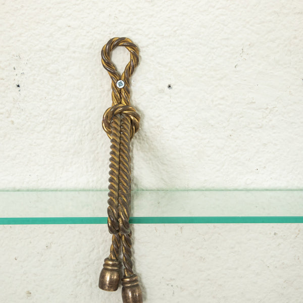 Bronze and Glass Vanity Shelf