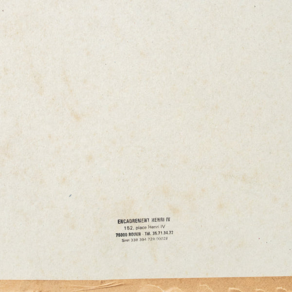 Framed Engraving of Flags