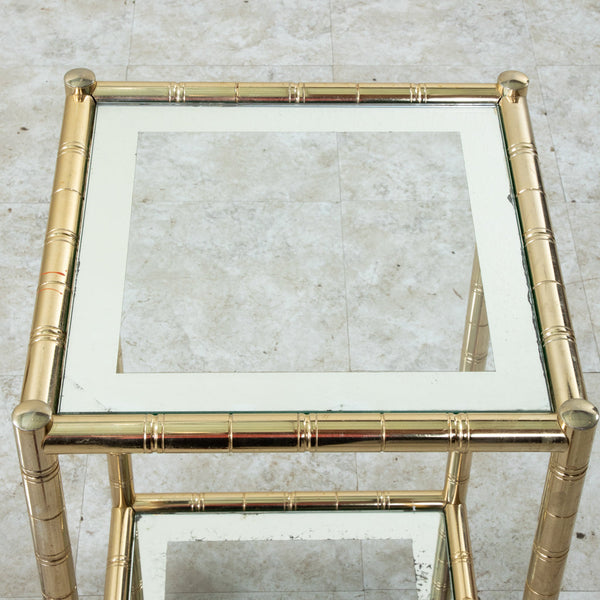Pair of Brass Side Tables