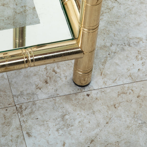 Pair of Brass Side Tables