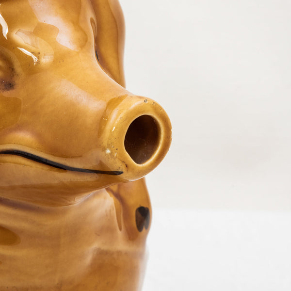 Majolica Pig Pitcher