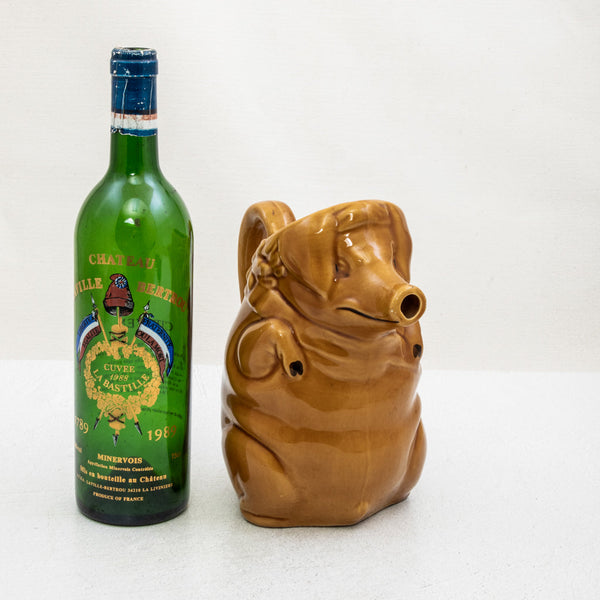 Majolica Pig Pitcher