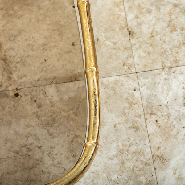 Faux Bamboo Bar Cart