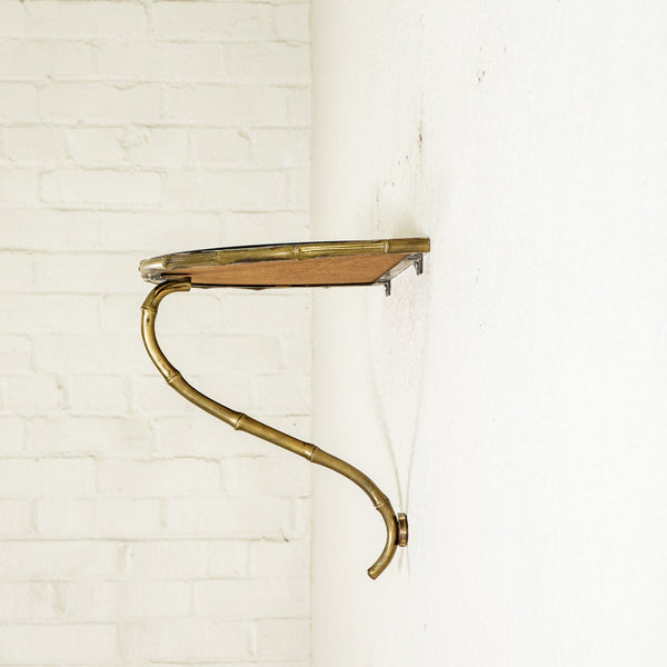 Faux Bamboo Wall Shelf