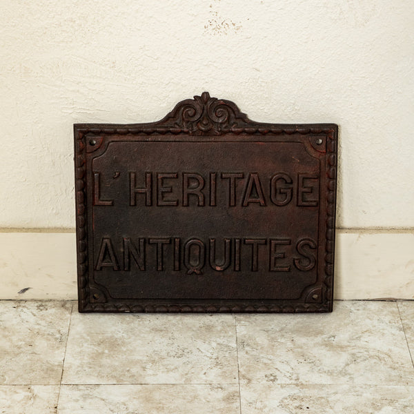 Heritage Antiques Plaque
