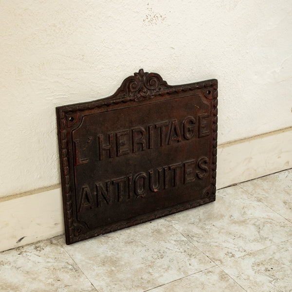Heritage Antiques Plaque