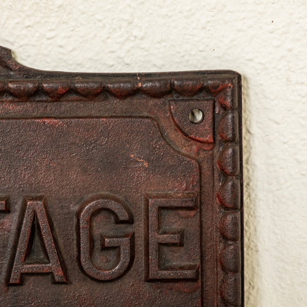 Heritage Antiques Plaque