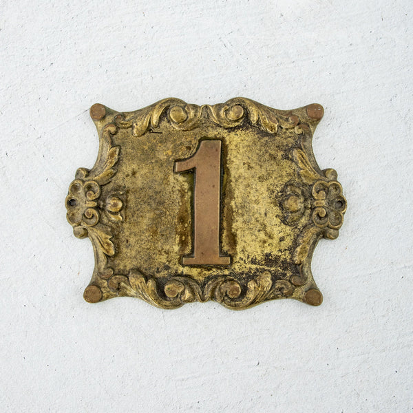 Bronze Number One Plaque