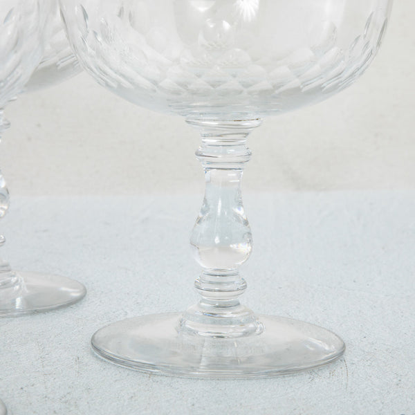 Set of Ten Crystal Coupes