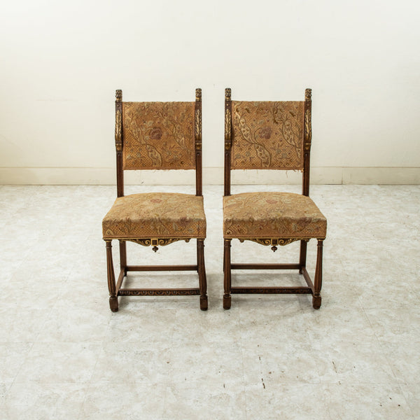 Pair of Hand Carved Chairs