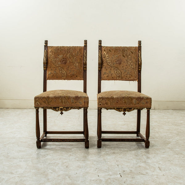 Pair of Hand Carved Chairs