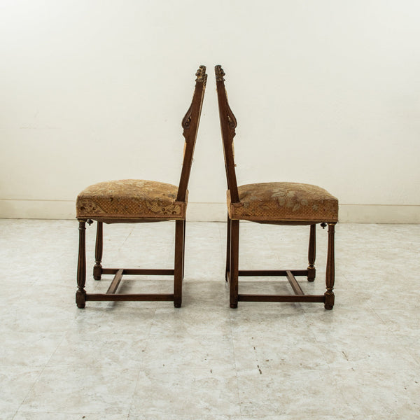 Pair of Hand Carved Chairs