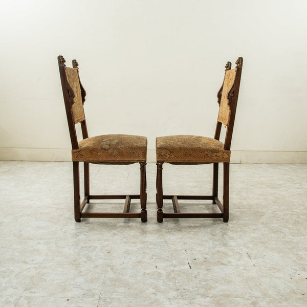 Pair of Hand Carved Chairs