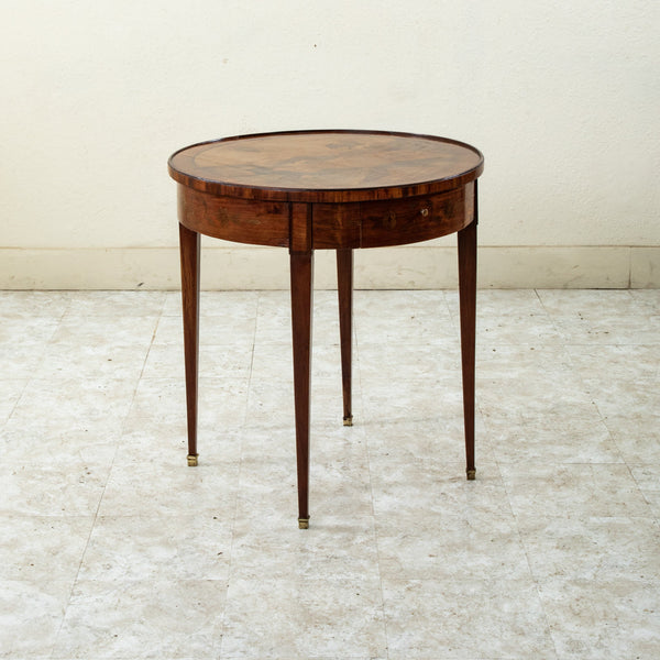 Marquetry Side Table