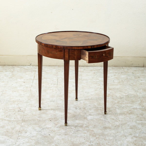 Marquetry Side Table