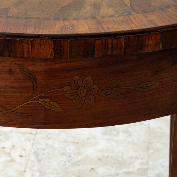 Marquetry Side Table