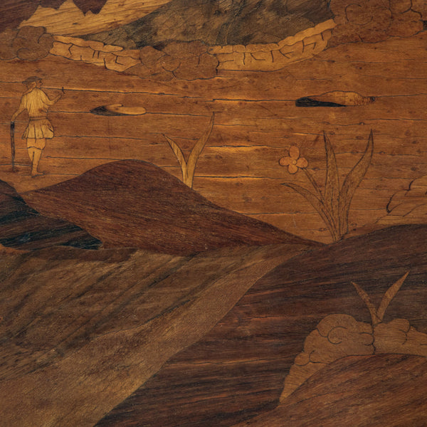 Marquetry Side Table