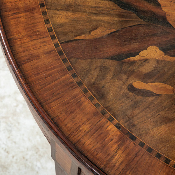 Marquetry Side Table
