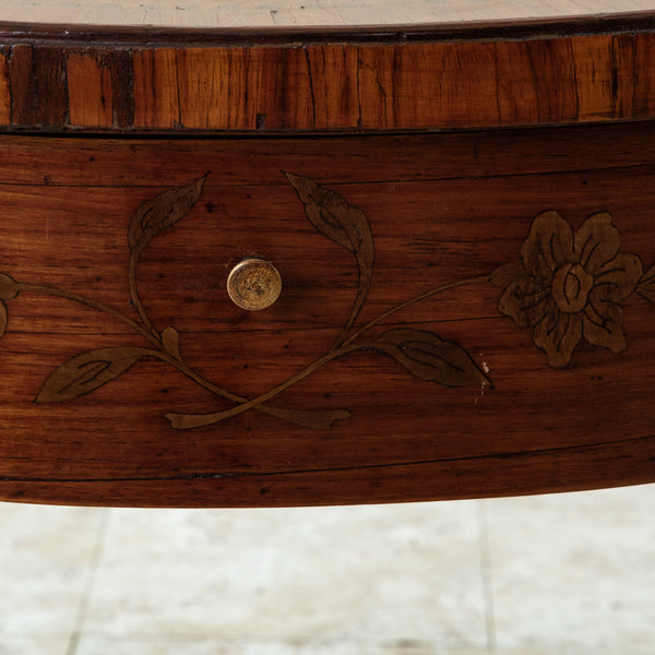 Marquetry Side Table
