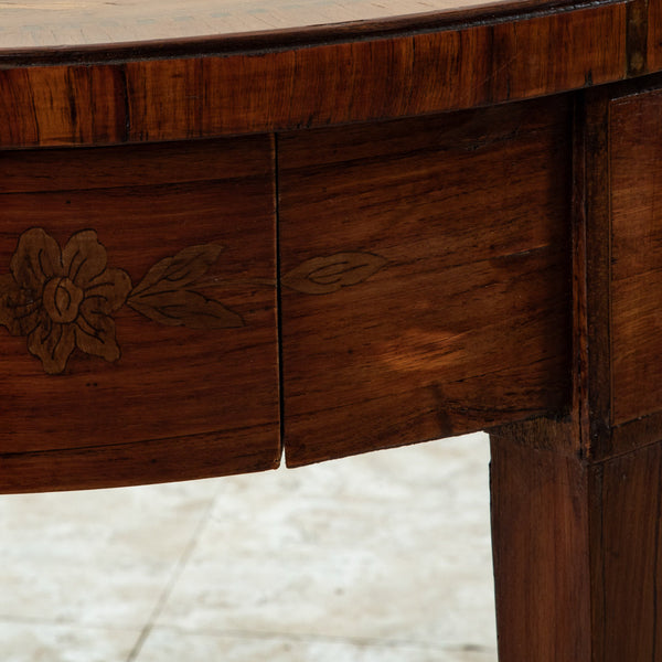 Marquetry Side Table