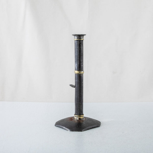 Iron and Bronze Candlestick