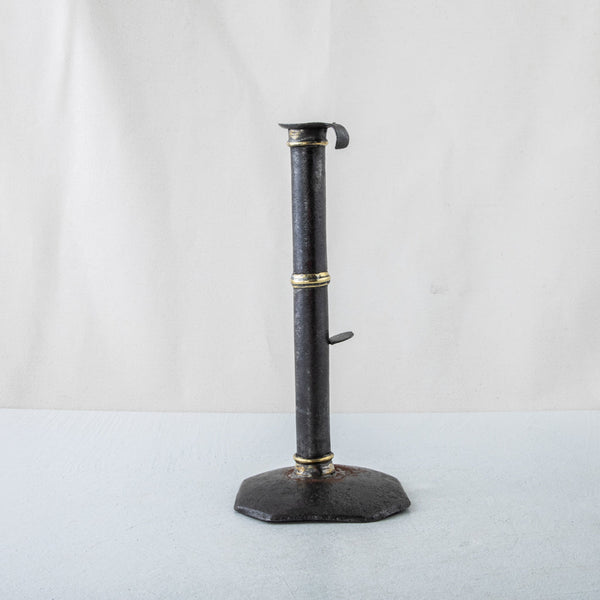 Iron and Bronze Candlestick
