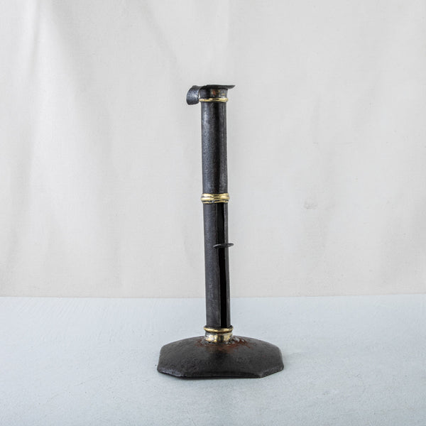 Iron and Bronze Candlestick