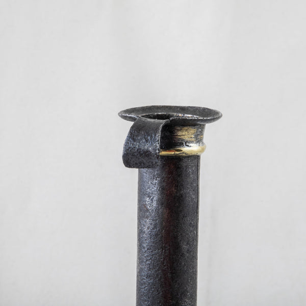 Iron and Bronze Candlestick