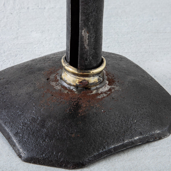 Iron and Bronze Candlestick