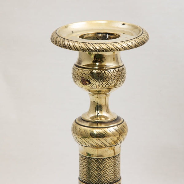 Pair of Bronze Candlesticks