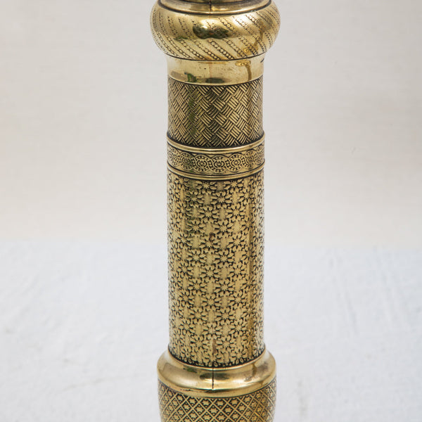 Pair of Bronze Candlesticks