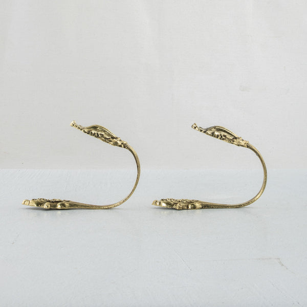 Pair of Bronze Hooks