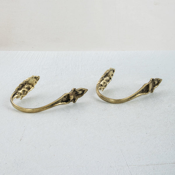 Pair of Bronze Hooks