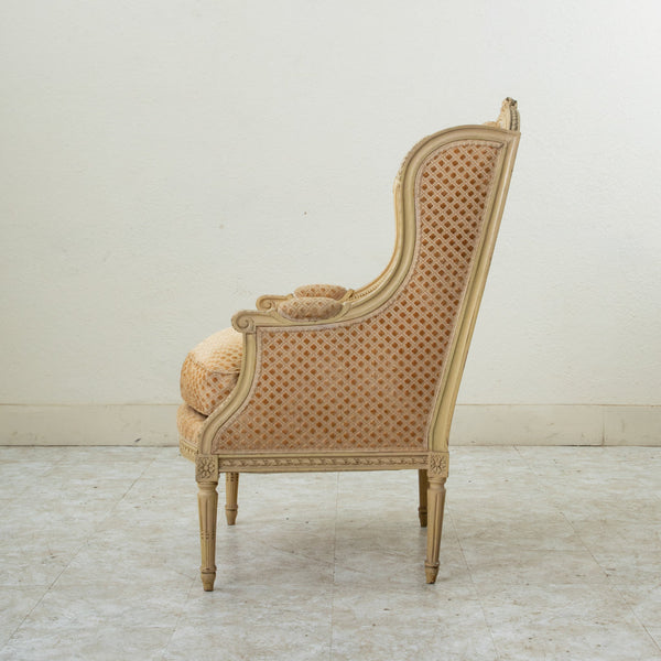 Louis XVI Bergere and Ottoman