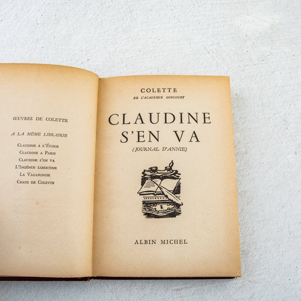 Set of Four Leatherbound Books