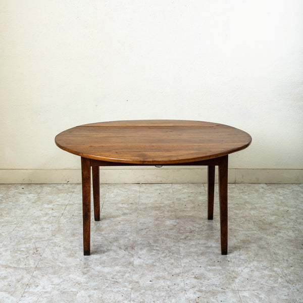 Round Walnut Dining Table