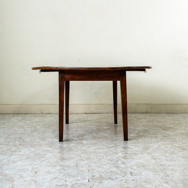 Round Walnut Dining Table