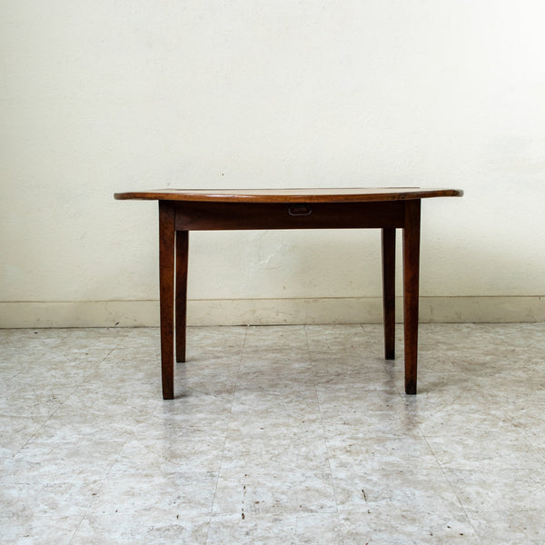 Round Walnut Dining Table