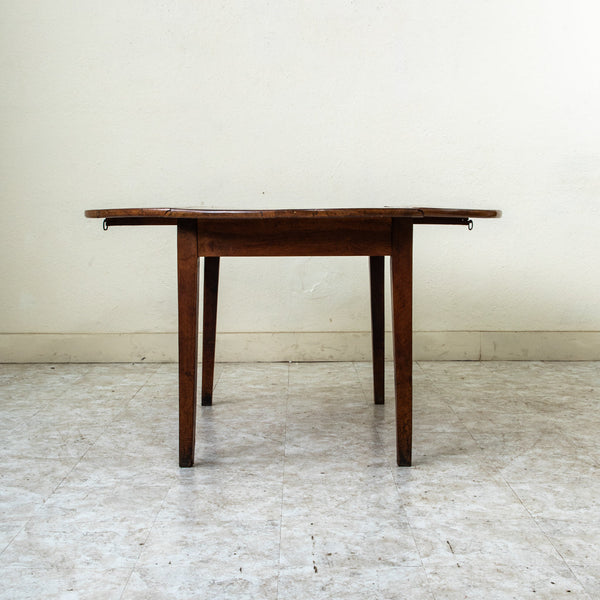 Round Walnut Dining Table