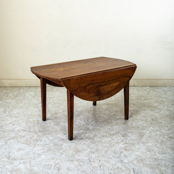 Round Walnut Dining Table