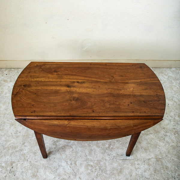 Round Walnut Dining Table