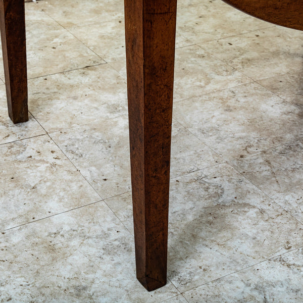 Round Walnut Dining Table