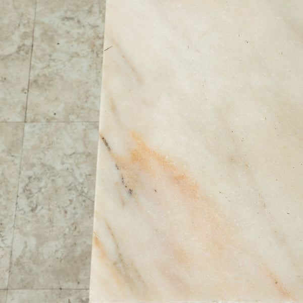 Iron and Marble Bistro Table