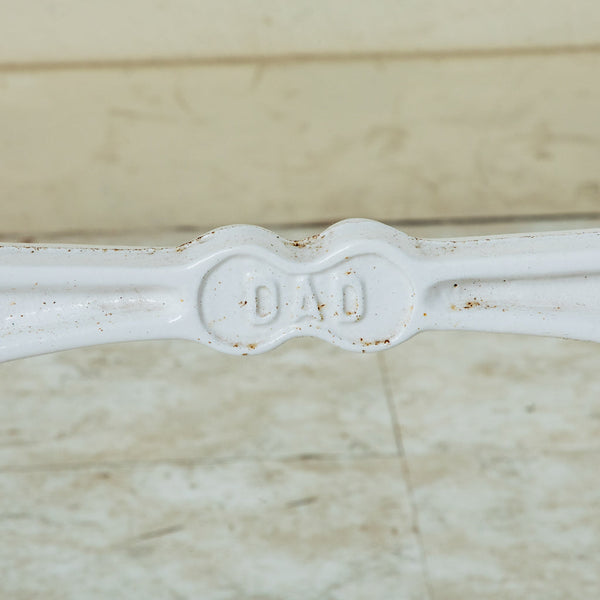 Iron and Marble Bistro Table