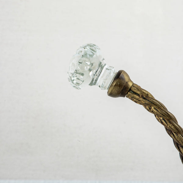 Bronze Hook with Glass Knob